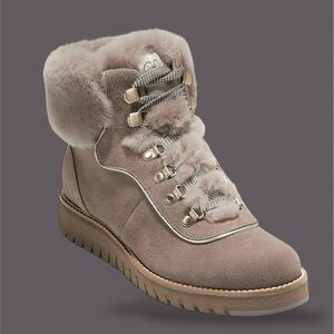 Cole Haan Zero Grand Upstate Hiker Waterproof Faux Suede Hiking Boots, Size 9.5